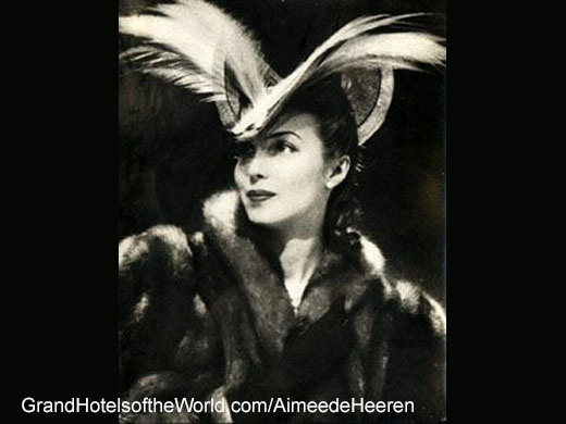 Aimée de Heeren was a guest of the Vierjahreszeiten for over 70 years.