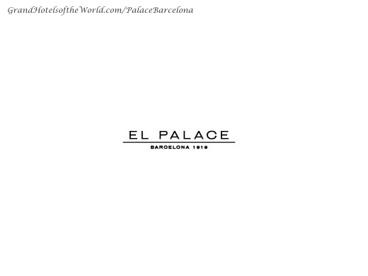 The Palace Barcelona's Logo