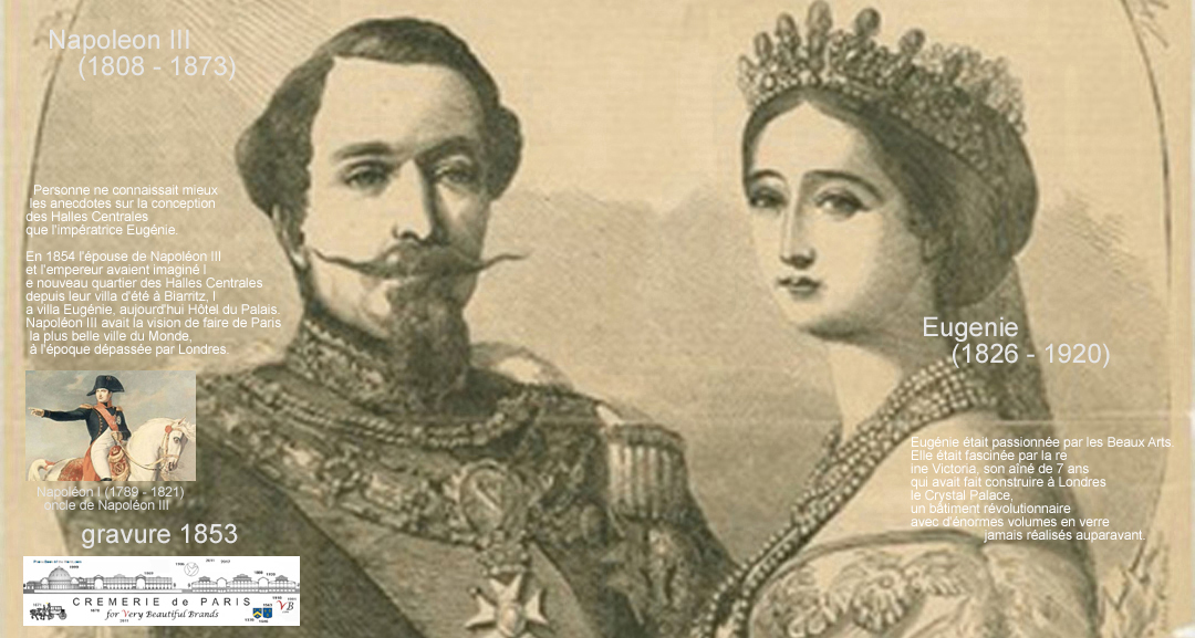 Empress Eugenie and Napoleon III