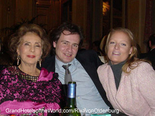 Aimée de Heeren, the editor of the Grand Hotels of the World website and Duchess Rixa von Oldenburg