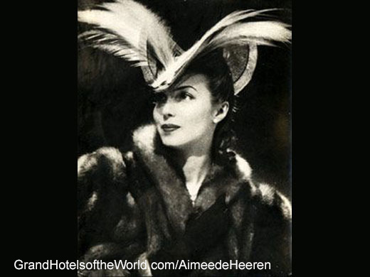 Aimée de Heeren was a guest of the Meurice for almost 70 years.